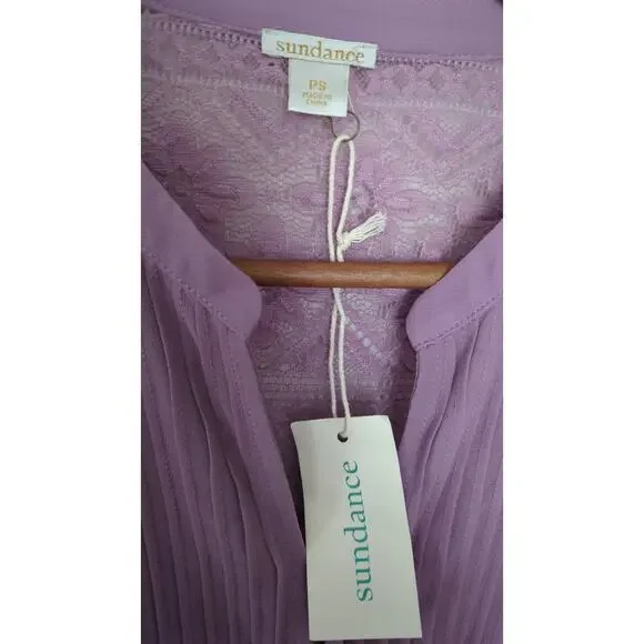 Sundance Lavender Lace Maxine Long Sleeve Dress NWT - Picture 4 of 6